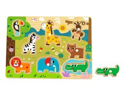hi Pando Peg Puzzle - Wild animals