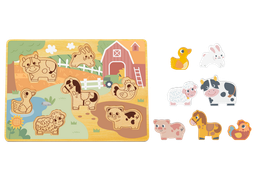 hi Pando Chunky Puzzle - Farm