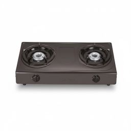 Boscon Auto Ignition Table Top Gas Cooker-2 Burner-Black