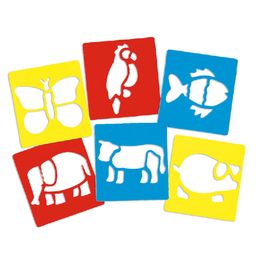 Stencils - Mixed creatures (6 pack)