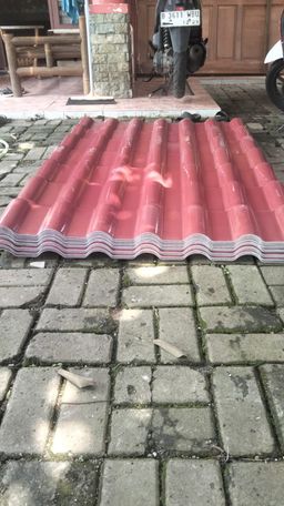 Genteng uPVC Supreme Lebar 105cm (bersih 96cm)