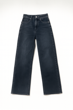 Jeans Stradivarius azul oscuro corte recto - Size 34