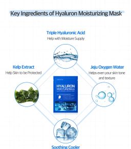 SOME BY MI Hyaluron Moisturizing Glow Luminous Ampoule Mask