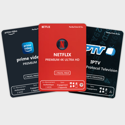 NETFLIX + prime video + IPTV