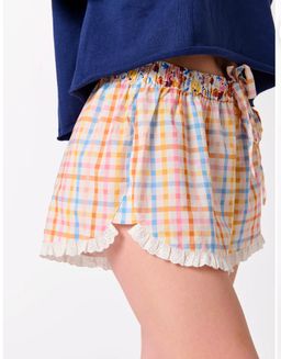 Gingham boxer short