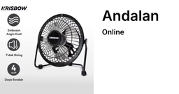 Krisbow 4 Inci Kipas Angin Meja Personal