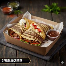 OFERTA 5 CREPES