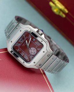 שעון יד קרטייה לגברים 45 מ״מ – רמת 1:1 מאסטר, מנגנון אוטומטי שווייצרי, כולל קופסה וניירות מקוריים