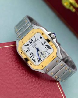 שעון יד קרטייה לגברים 45 מ״מ – רמת 1:1 מאסטר, מנגנון אוטומטי שווייצרי, כולל קופסה וניירות מקוריים