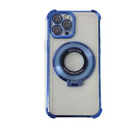 Étui iPhone de support magnétique d'airbag antichoc