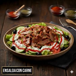 Ensalada con carne