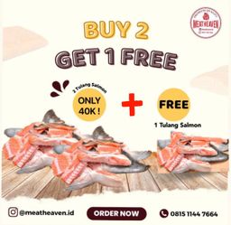 Tulang Salmon Buy 2 Get 1 FREE Tulang