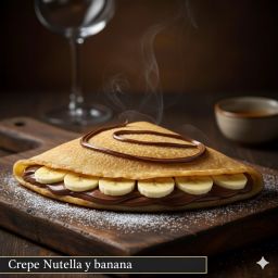 Crepe Nutella y banana