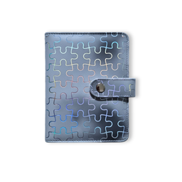 🖤 Classeur A7 puzzle gris holographique