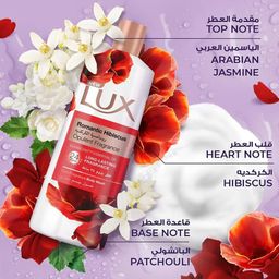 Lux Romantic Hibiscus Shower Gel 500ml شاورجل لوكس رومانسية الكركدية
