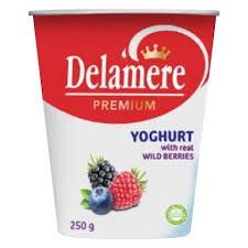 Delamere premium yoghurt with real wild berries 250g