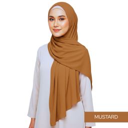 SHAWL CHIFFON JAMILAH -MUSTARD