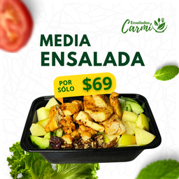 Media Ensalada Pollo Horneado
