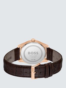 1514273 Men's Principle Master Leather Strap Watch