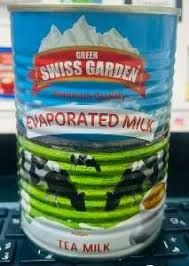 Green swiss garden evaporated milk 410g