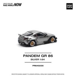 POP RACE MODEL 1/64 PANDEM GR86 - SILVER