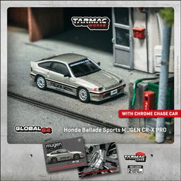 TARMAC WORKS MODEL 1/64 HONDA BALLADE MUGEN CR-X PRO - SILVER