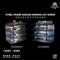MOREART DIORAMA MODEL 1/64 GARAGE PARKING LOT (3 LAYER) - JAPANESE STYLE