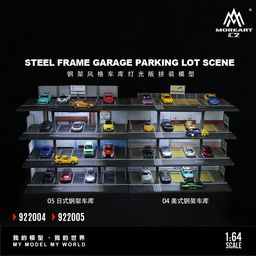 MOREART DIORAMA MODEL 1/64 GARAGE PARKING LOT (3 LAYER) - JAPANESE STYLE