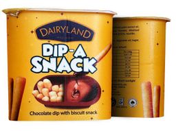 Dairyland dip-a-snack