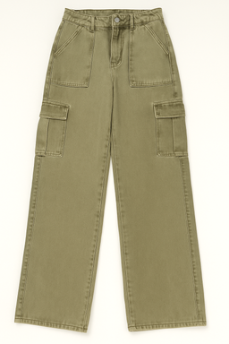 Pantalón cargo verde militar - Size M