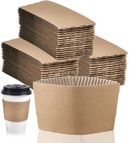 Java Jacket Sleeve 8oz Paper Cup (pkt)