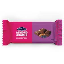 Dairyland almond & raisin 40gm