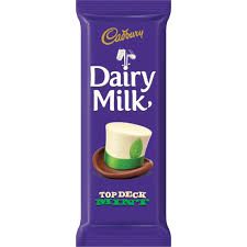 Cadbury dairy milk top deck mint 80g