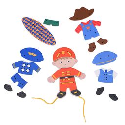 Classic World – ‘My Job’ Lacing Activity Set: Boy