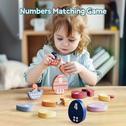 TopBright Number Matching & Sorting Set - Dinosaurs (18pcs)