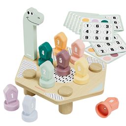 TopBright Happy Dino Twist - Number & Colour Matching Game (20pcs)