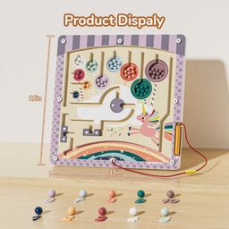 TopBright Wooden Magnetic Maze - Unicorn