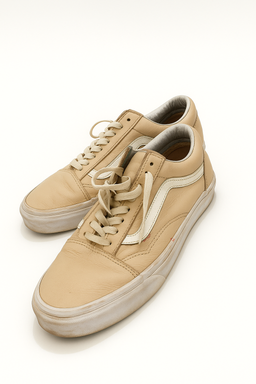 Tenis Vans beige de cuero - Size 8.5