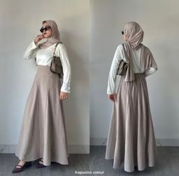 OMIRA SKIRT (LINE A FLARE MAXI)