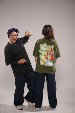 Oversized T-Shirt (ASG14) Design 1 (Pixelated)