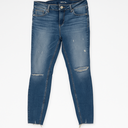 Jeans azul con rotos en rodillas - Size S 