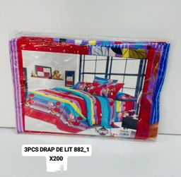 Drap double lit 3pcs