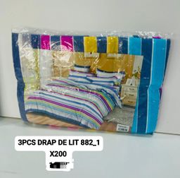 Drap double lit 3pcs