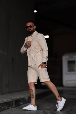 Complet chemise manche longue