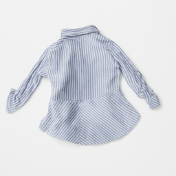 Camisa azul con rayas blancas - Size M