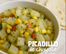 Picadillo de chayote