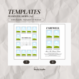 Framed Polaroids (A4)