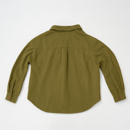 Camisa verde olivo clásica - Size M