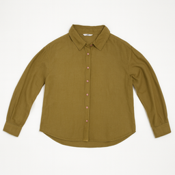 Camisa verde olivo clásica - Size M