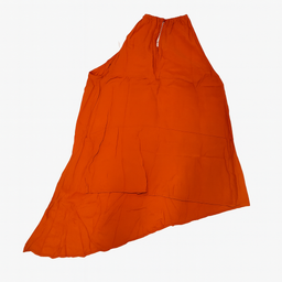 Blusa naranja asimétrica - Size XL